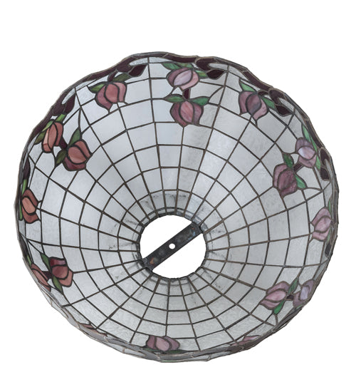 Meyda Tiffany Lighting 14070 Roseborder Shade Lamp Shade Bronze / Dark