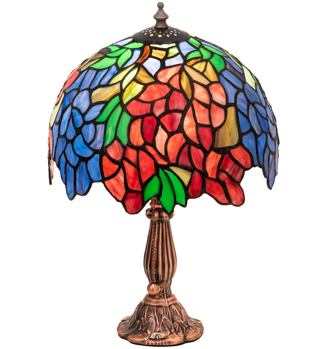 Meyda Tiffany Lighting 26587 Tiffany Laburnum One Light Accent Lamp Lamp Bronze / Dark