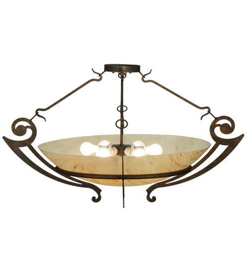 Meyda Tiffany Ceres 140730 Pendant Light - Gilded Tobacco