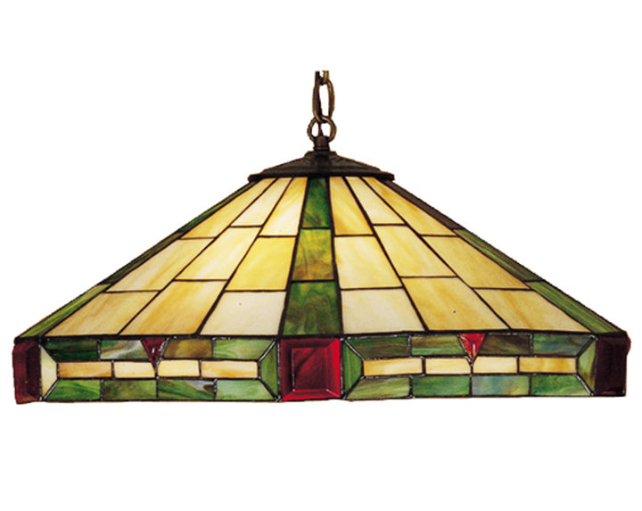 Meyda Tiffany Wilkenson 26556 Pendant Light - Beige Red