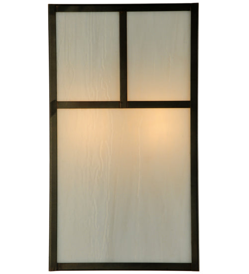 Meyda Tiffany Hyde Park 140767 Wall Light - Craftsman Brown