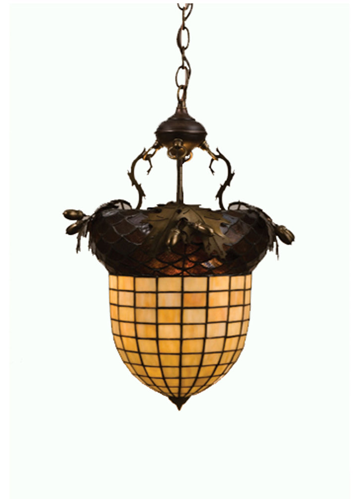 Meyda Tiffany Greenbriar Oak 51850 Pendant Light - Antique Copper