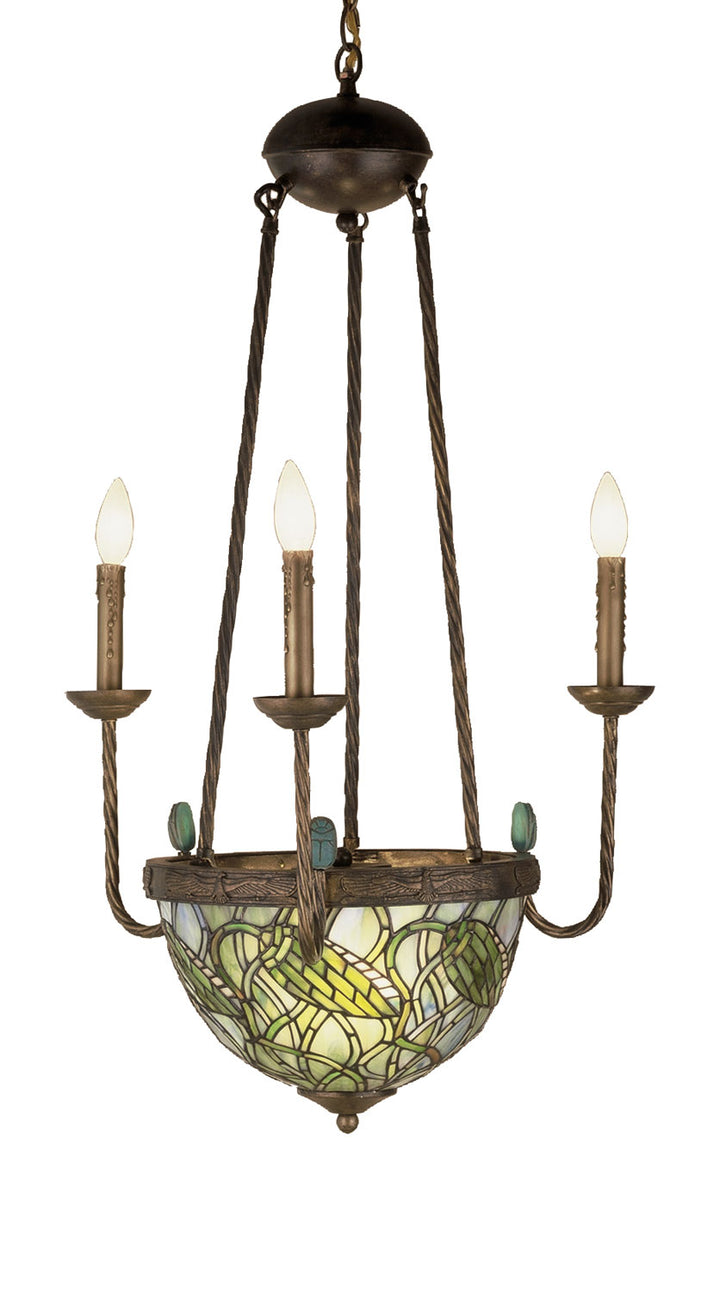 Meyda Tiffany Lotus Bud 49261 Chandelier Light - Antique Copper