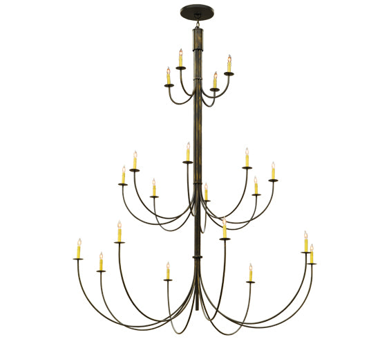 Meyda Tiffany Cheal 140807 Chandelier Light - Antique Brass