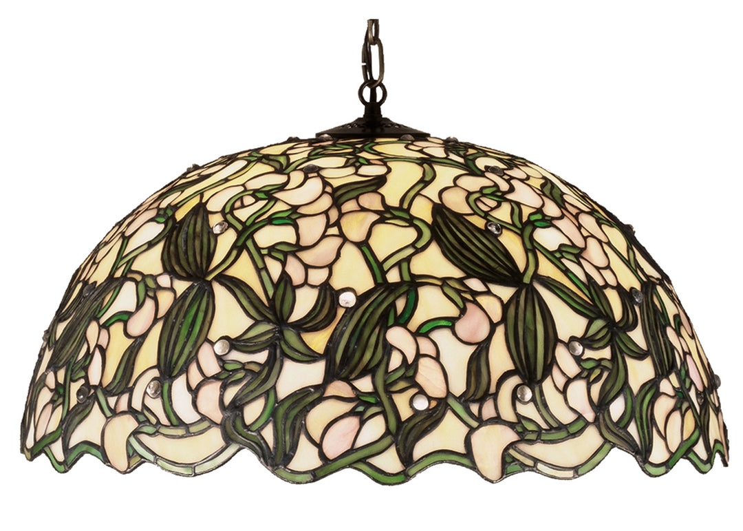 Meyda Tiffany Sweet Pea 48624 Pendant Light - Nickel