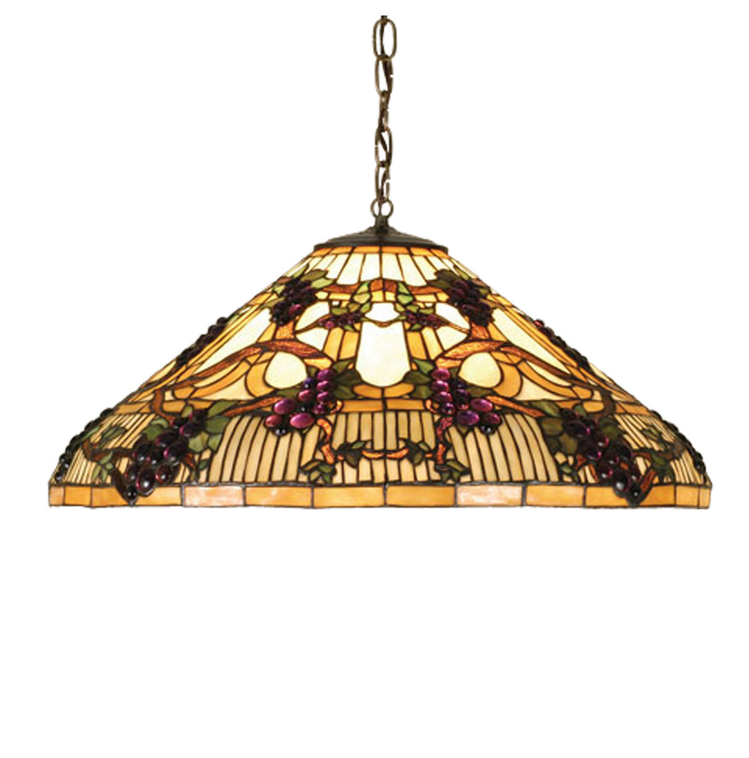 Meyda Tiffany Jeweled Grape 52185 Pendant Light - Bronze