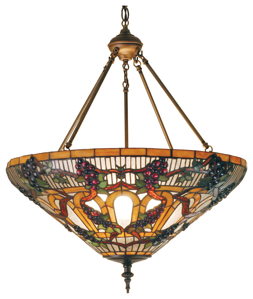 Meyda Tiffany Jeweled Grape 65651 Pendant Light - Zasdy Ha Purple