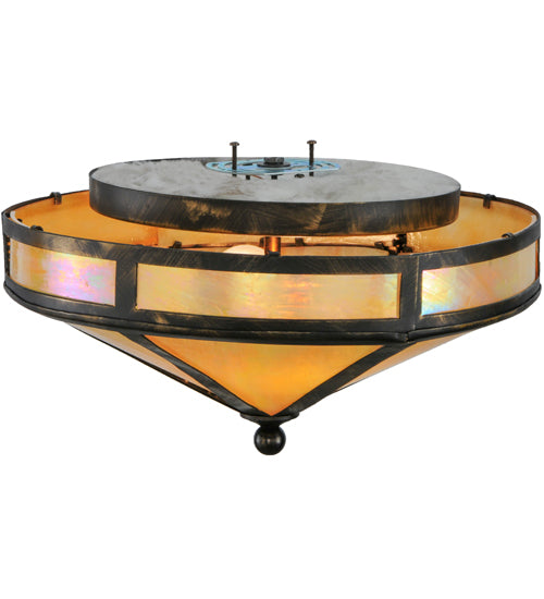 Meyda Tiffany Craftsman 140867 Ceiling Light - Antique