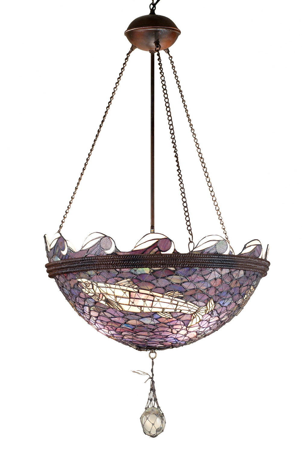 Meyda Tiffany Fishnet 48340 Pendant Light - Bronze