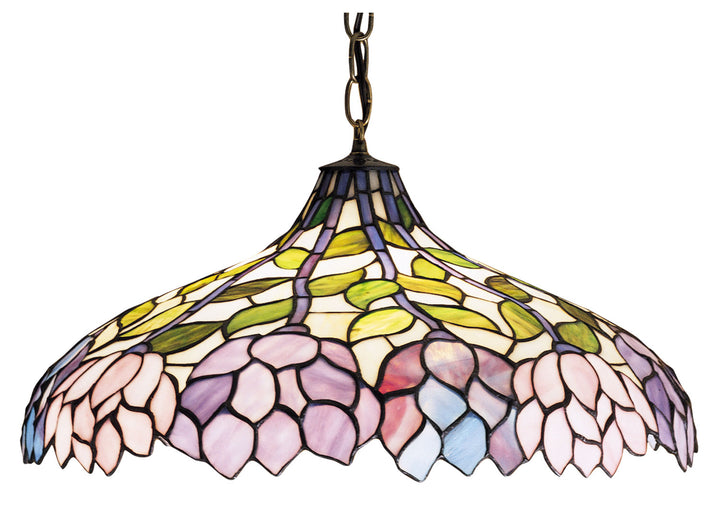 Meyda Tiffany Wisteria 30449 Pendant Light - Antique Nickel