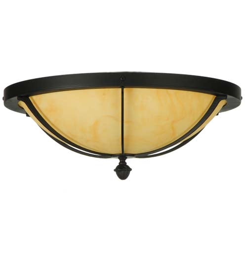Meyda Tiffany Dominga 140926 Ceiling Light - Craftsman Brown