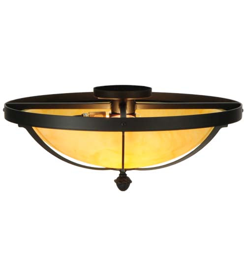 Meyda Tiffany Dominga 140926 Ceiling Light - Craftsman Brown