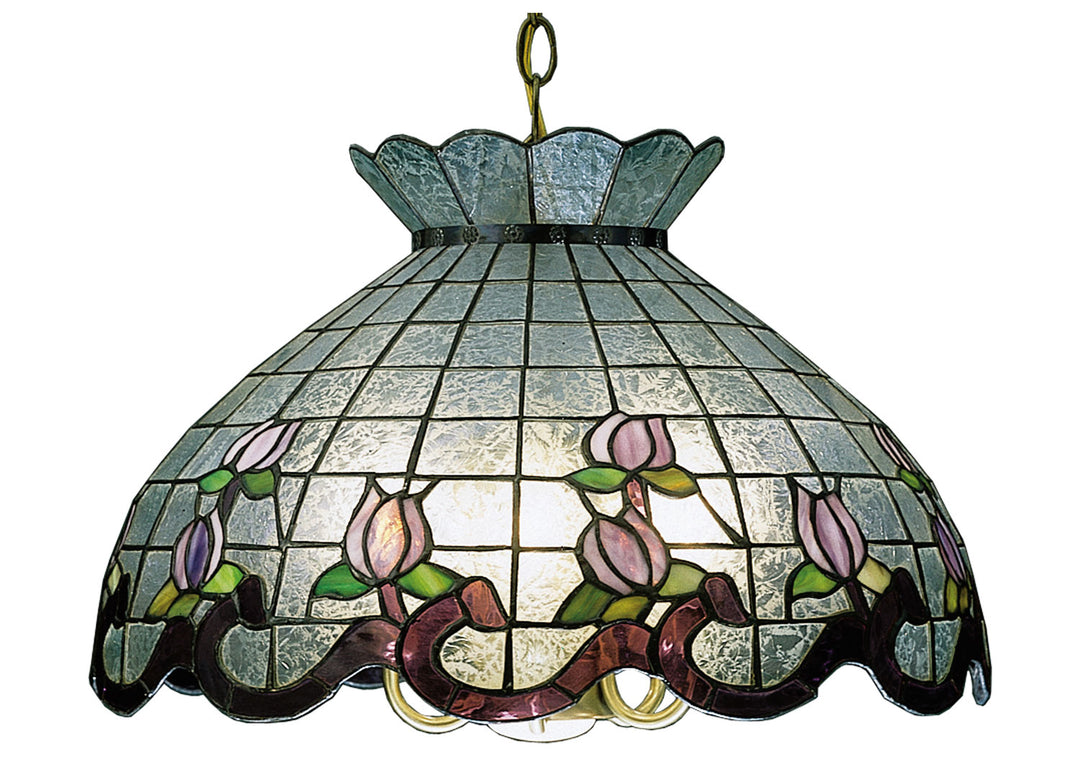 Meyda Tiffany Roseborder 31208 Pendant Light - Zaz Purple Pink