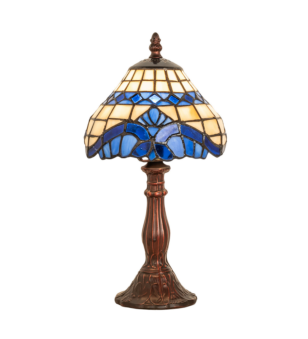 Meyda Tiffany Lighting 26586 Baroque One Light Mini Lamp Lamp Bronze / Dark