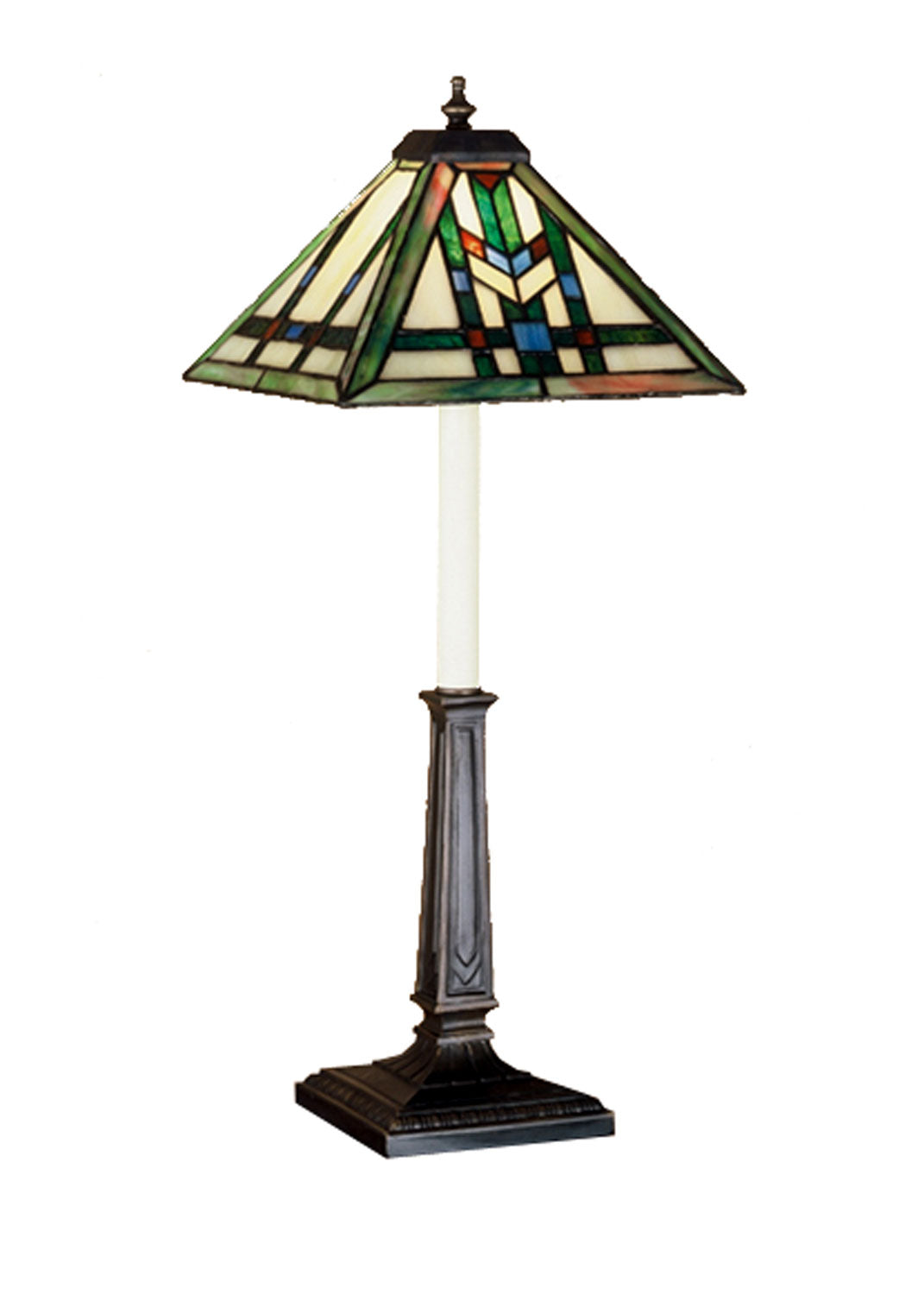 Meyda Tiffany Lighting 47836 Prairie Wheat One Light Table Lamp Lamp Bronze / Dark