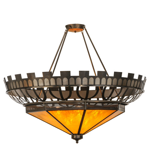 Meyda Tiffany Davis Street 141049 Pendant Light - Custom, Burnished Brass