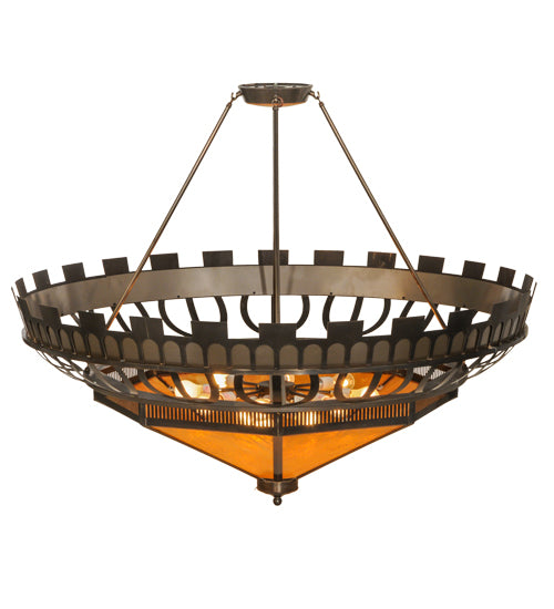 Meyda Tiffany Davis Street 141049 Pendant Light - Custom, Burnished Brass