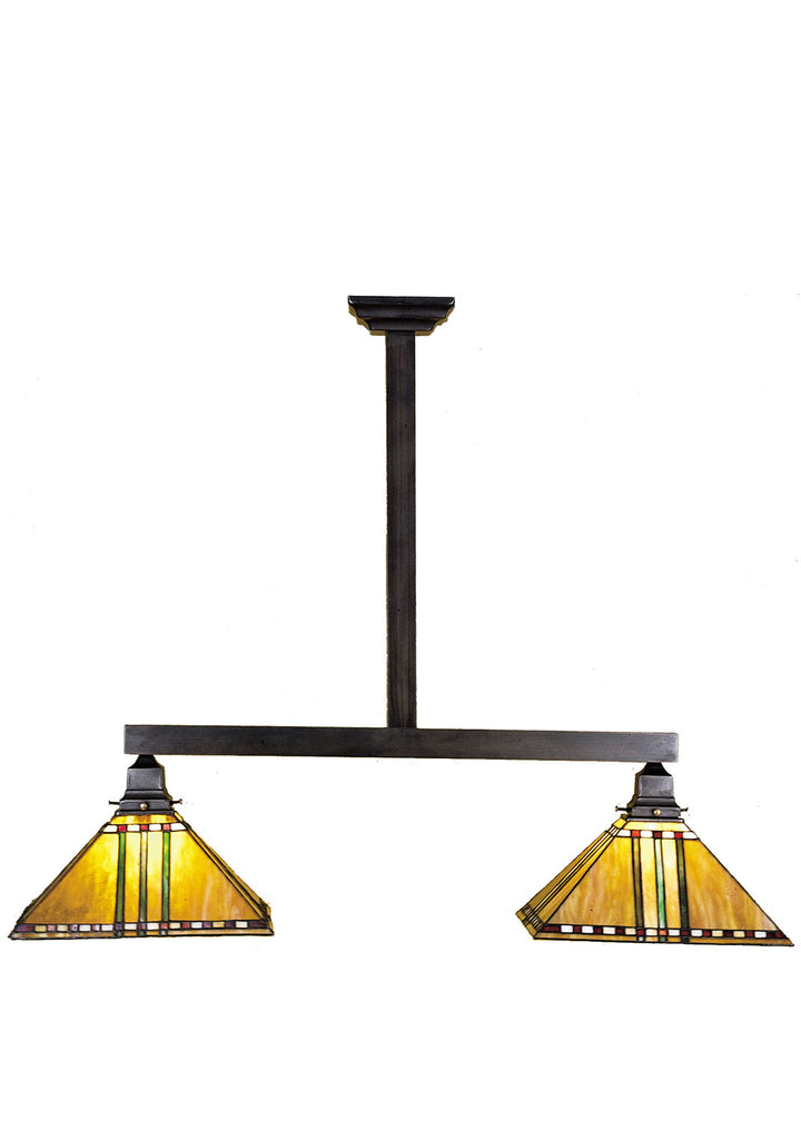 Meyda Tiffany Prairie Corn 28514 Pendant Light - Craftsman Brown