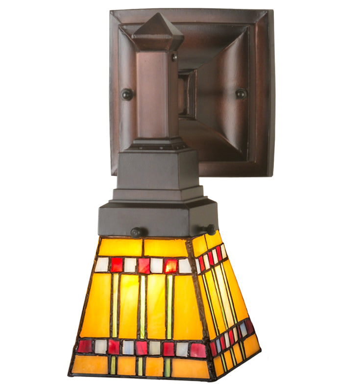Meyda Tiffany Prairie Corn 24275 Wall Light - Ha Burgundy Ca