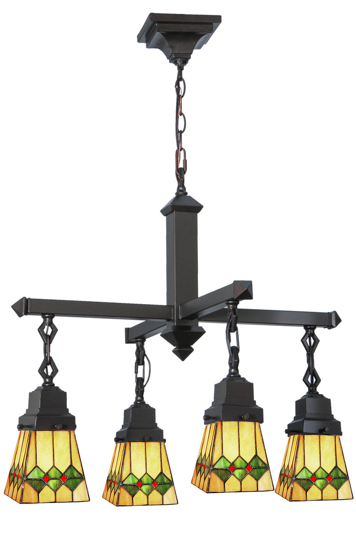 Meyda Tiffany Martini Mission 48033 Chandelier Light - Ha Flame