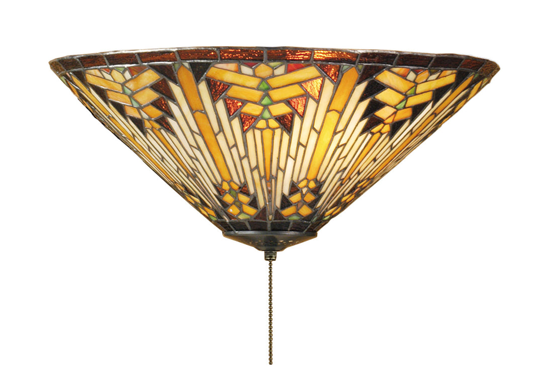 Meyda Tiffany Nuevo 66678 Ceiling Light - Craftsman Brown