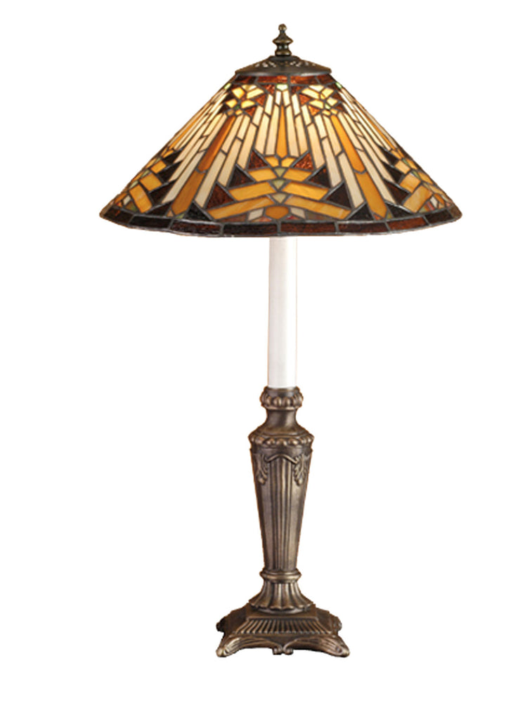 Meyda Tiffany Lighting 66531 Nuevo One Light Buffet Lamp Lamp Bronze / Dark