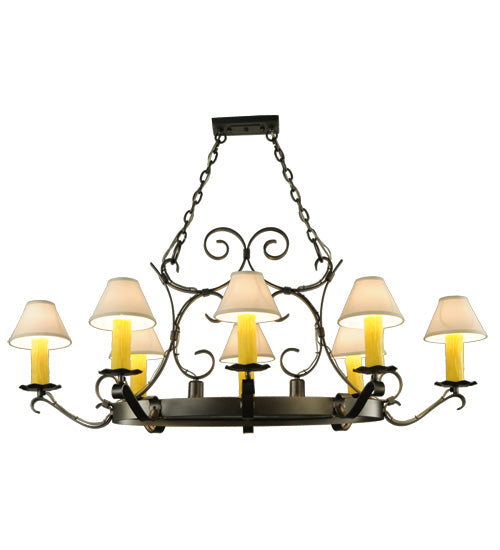 Meyda Tiffany Handforged 141127 Pendant Light - Pewter
