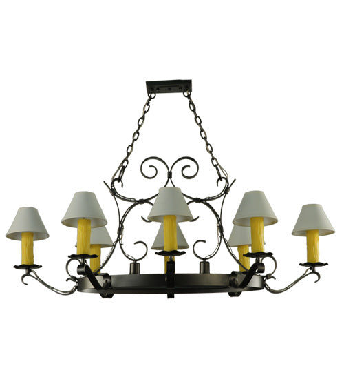Meyda Tiffany Handforged 141127 Pendant Light - Pewter