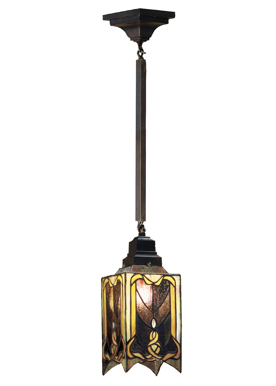 Meyda Tiffany Cottage Mission 27844 Pendant Light - Pbnawg Ha Clear