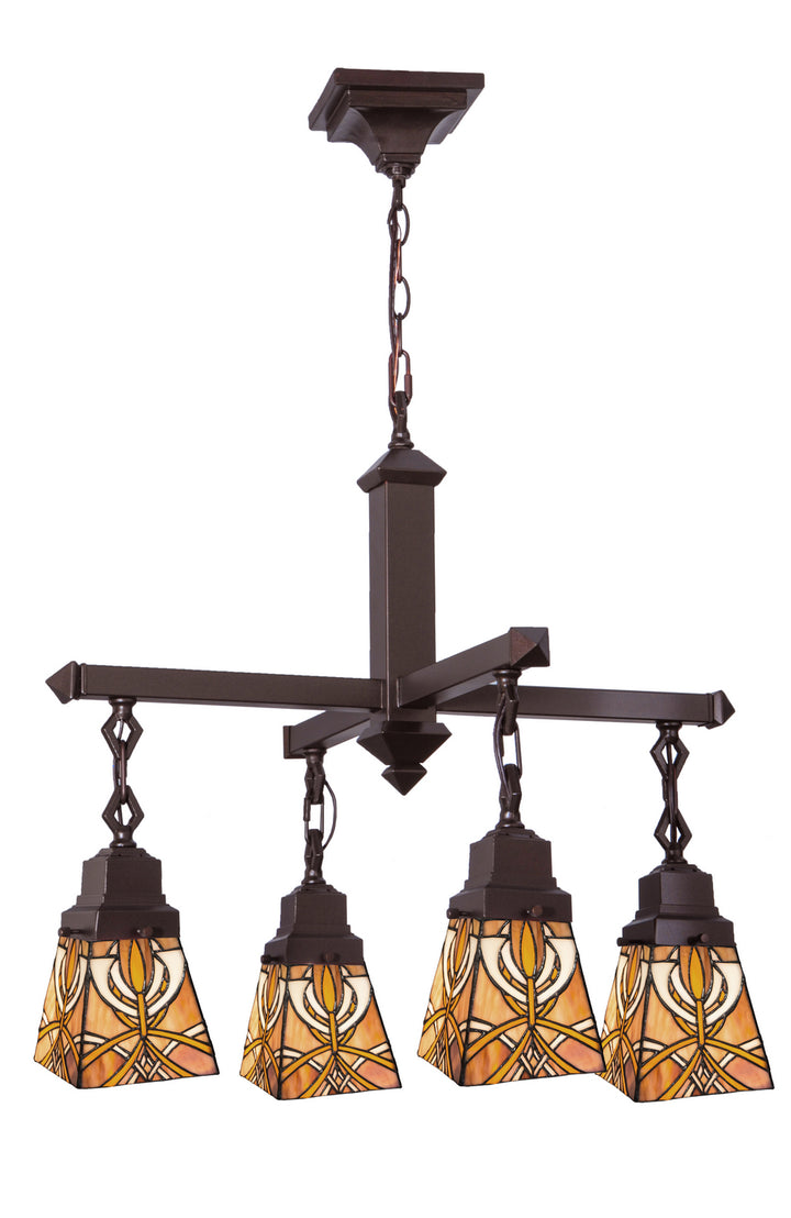Meyda Tiffany Glasgow Bungalow 24273 Chandelier Light - Xaia Ha Beige