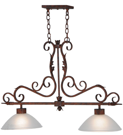 Meyda Tiffany Zamora 141154 Pendant Light - Rust, Custom