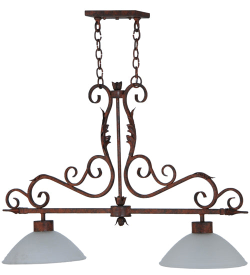 Meyda Tiffany Zamora 141154 Pendant Light - Rust, Custom