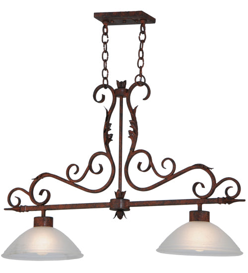 Meyda Tiffany Zamora 141154 Pendant Light - Rust, Custom