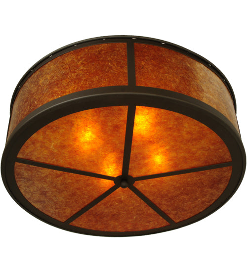 Meyda Tiffany Smythe Craftsman 141167 Ceiling Light - Oil Rubbed Bronze