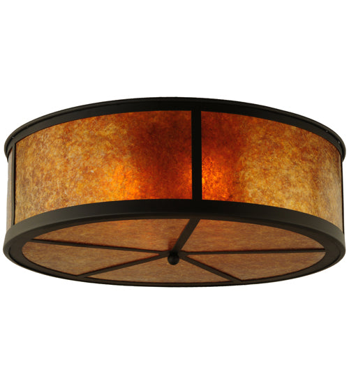 Meyda Tiffany Smythe Craftsman 141167 Ceiling Light - Oil Rubbed Bronze