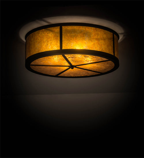 Meyda Tiffany Smythe Craftsman 141167 Ceiling Light - Oil Rubbed Bronze