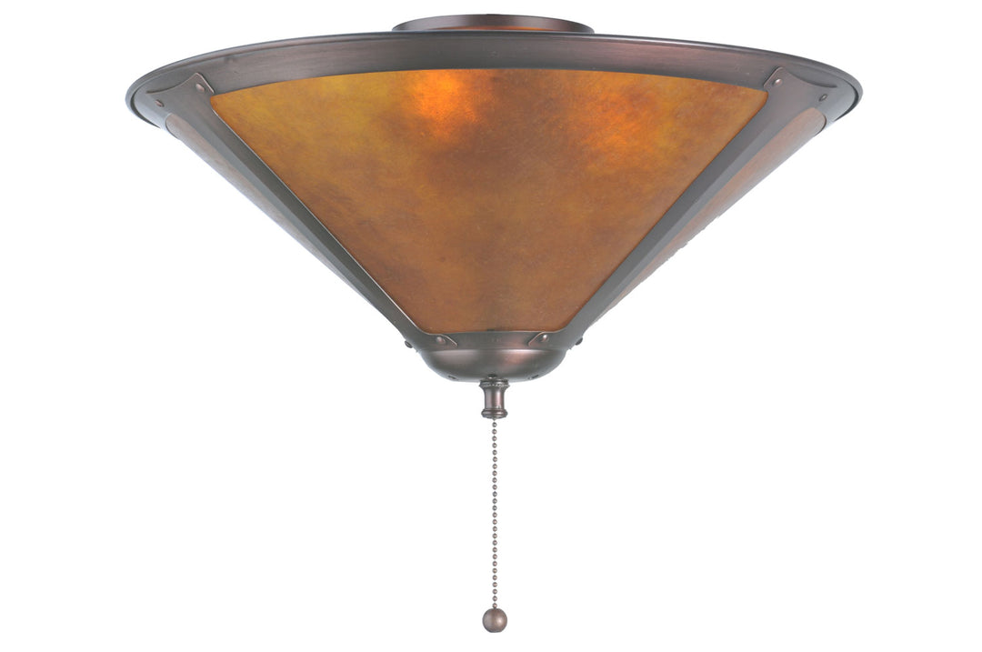 Meyda Tiffany Sutter 27434 Ceiling Light - Amber Mica