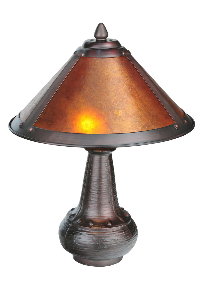 Meyda Tiffany Lighting 22619 Sutter Table Lamp Lamp Bronze / Dark