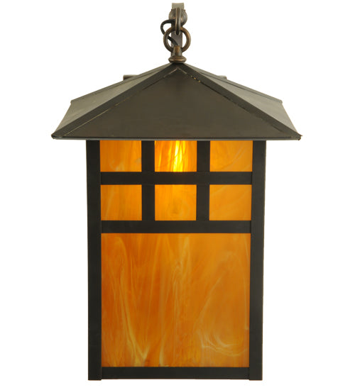 Meyda Tiffany Lighting 141245 Seneca One Light Wall Sconce Outdoor Bronze / Dark