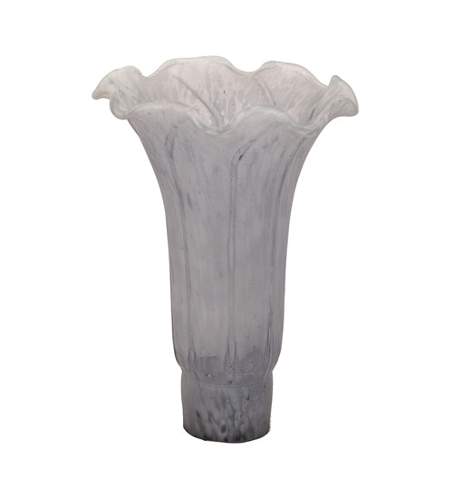 Meyda Tiffany Lighting 141330 Grey Pond Lily Shade Lamp Shade Gray