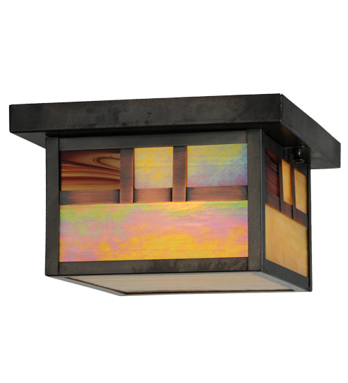 Meyda Tiffany Hyde Park 141353 Ceiling Light - Craftsman Brown