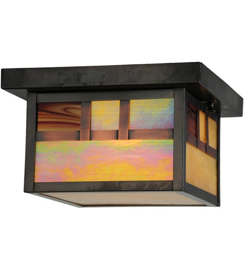 Meyda Tiffany Hyde Park 141353 Ceiling Light - Craftsman Brown