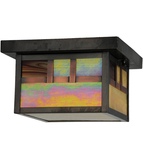Meyda Tiffany Hyde Park 141353 Ceiling Light - Craftsman Brown