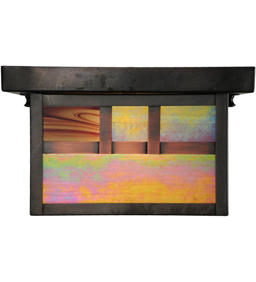 Meyda Tiffany Hyde Park 141353 Ceiling Light - Craftsman Brown