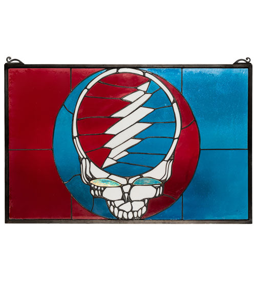 Meyda Tiffany Lighting 141459 Greatful Dead Window Mirror Multicolored