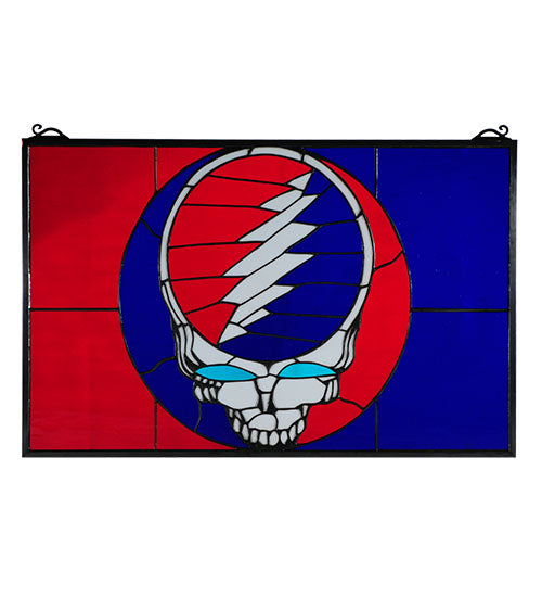 Meyda Tiffany Lighting 141459 Greatful Dead Window Mirror Multicolored