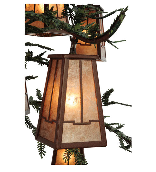 Meyda Tiffany Pine Branch 141512 Chandelier Light - Rust