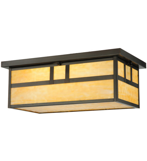 Meyda Tiffany Hyde Park 141527 Ceiling Light - Craftsman Brown