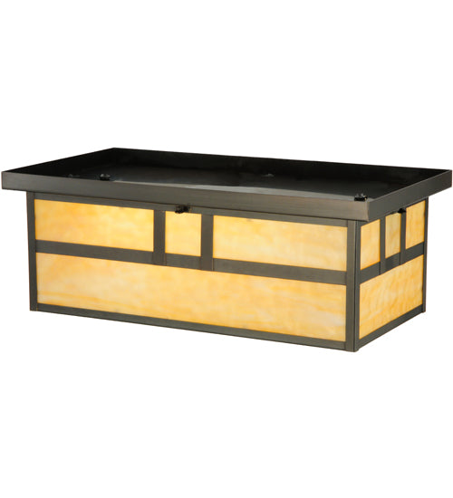 Meyda Tiffany Hyde Park 141527 Ceiling Light - Craftsman Brown
