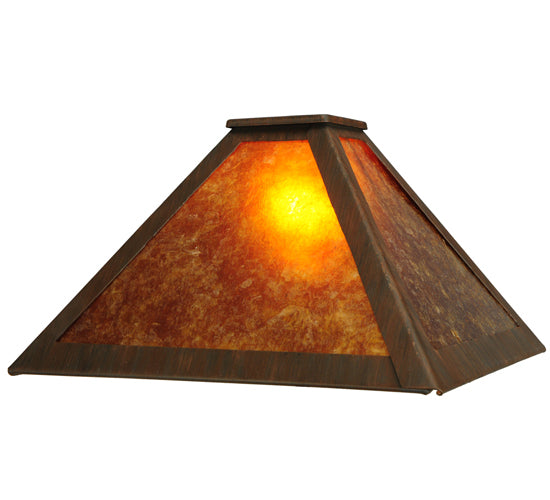 Meyda Tiffany Lighting 141530 Mission Shade Lamp Shade Chrome